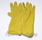 перчатки желтые